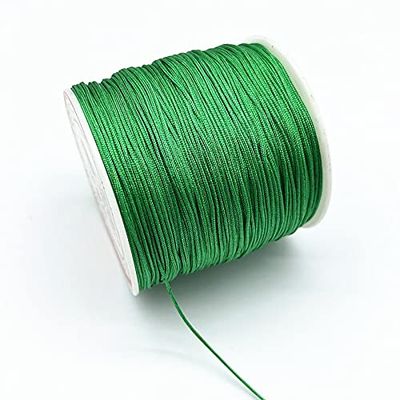 HZLXF1 10M/lot 0.8mm 1.0mm Nylon Cord Thread Knot Macrame Cord Bracelet Braided String DIY Tassels Beading Thread (Color : 07, Size : 0.8mm(10meters))
