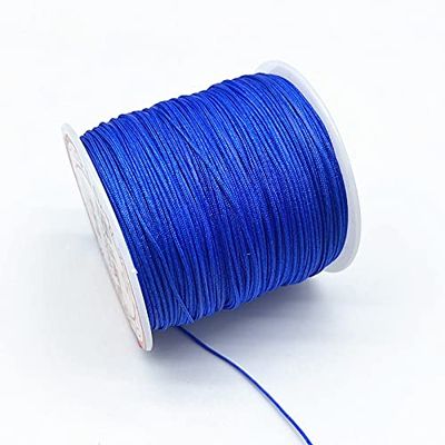 HZLXF1 10M/lot 0.8mm 1.0mm Nylon Cord Thread Knot Macrame Cord Bracelet Braided String DIY Tassels Beading Thread (Color : 08, Size : 1.0mm(10meters))