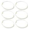 Cheriswelry 50pcs White Adjustable Bracelet Making Korean Waxed Polyester Cord Bracelet Friendship Bracelet String Inner Diameter 40~70mm for Women Men Jewelry Making Supplies view 1