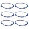 Cheriswelry 50pcs Adjustable Braided Cord Bracelets Making Korean Waxed Polyester Cord Friendship Bracelet String Inner Diameter 40~70mm Midnight Blue for Women Men Jewelry Making Supplies view 1