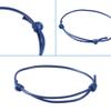Cheriswelry 50pcs Adjustable Braided Cord Bracelets Making Korean Waxed Polyester Cord Friendship Bracelet String Inner Diameter 40~70mm Midnight Blue for Women Men Jewelry Making Supplies view 2