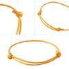 Cheriswelry 50pcs Orange Adjustable Bracelet Making Korean Waxed Polyester Cord Bracelet Friendship Bracelet String Inner Diameter 40~70mm for Women Men Jewelry Making Supplies view 2