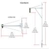 Woodland SCENICS MAST ARM Traffic Light 4 Pack N Scale view 3
