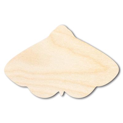 Unfinished Wood Moth Silhouette Shape Craft up to 46" 24" / 1/4"