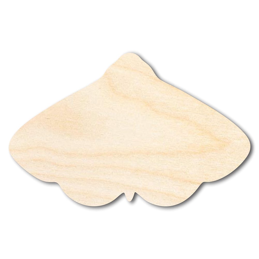 Unfinished Wood Moth Silhouette Shape Craft up to 46" 24" / 1/4"