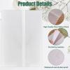 150 Pcs Pre-Folded Vellum Jackets for 5 x 7 Invitations White Translucent Arts and Crafts Vellum Paper Wedding Invitations Folded Vellum Paper Wraps for DIY Photos Postcards Scrapbook Envelopes view 2
