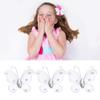 30pcs Organza Butterfly, 3D Butterfly Appliques Rhinestone Glitter Butterfly Embellishments for Ribbon Flowers Bows Craft Wedding Ornament Appliques Wedding Decorations(White) view 3