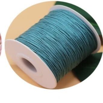 HZLXF1 120 Meters 0.8MM Roll Nylon Thread Knot Macrame Cord Bracelet Braided String DIY Tassel Beading Thread (Color : Jade 22)