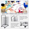 Wire Art Drying Rack Flexible Shelves Mobile Cart A3 Paper Painting Drying Shelf Children's Artwork Canvas Storage Art Rack With Wheels, Ideal For Classroom, Art Studio And Home Use ( Size : 35 Layer view 3