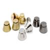 CRAFTMEMORE 14mm Purse Feet Screw Back Studs Decorative Cone Rivet for Bags Leathercraft 6 Pack N109 (Brushed Brass) view 4