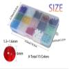 ZHFMLY 1180PCS 6mm Clear Glass Beads with Spacers & String - Transparent Crystal Smooth Loose Beads-Bulk Supplies for Adult Jewelry Making, Bracelet and Necklace Crafting view 3