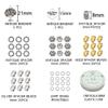 ZHFMLY 1180PCS 6mm Clear Glass Beads with Spacers & String - Transparent Crystal Smooth Loose Beads-Bulk Supplies for Adult Jewelry Making, Bracelet and Necklace Crafting view 4