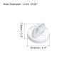 PATIKIL Rubber Pin Backs, 200 Pack Lapel Pin Backing Locking Pin Keepers Brooch Holder for Uniform Badge Hat Tie, Transparent view 2