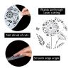 GORGECRAFT 12x12 Inch Dandelion Stencil Leaves Plant Templates Large Reusable Plastic Square Stencils Sign for Painting on Wood Wall Scrapbook Card Floor Tile DIY Home Decor Crafts view 3