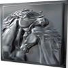 SvitMolds Mold DIY Panno Panel Bas-Relief Nice Horse's Heart Head Concrete Plaque Moulds Decor Wall D82 view 4