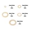 100 PCS Unfinished Natural Wooden Rings for Crafts, Wood Rings for DIY, Pendant Connectors, Jewelry Making, Macrame Supplies view 4