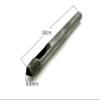 3dancraftit Triangle Shaped Leather Hole Puncher Hollow Gasket Cutting Cutter Punch Sets Tools for Cut Leather Rubber Paper Fabric Soft Material 3/8 Inch / 9mm S107 view 2