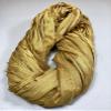 10 yd Sari Silk Ribbon Dark Mustard Dark Gold Tassel Jewelry D reamcatcher Garland Fair Trade Craft Ribbon Fiber Art Supply view 1