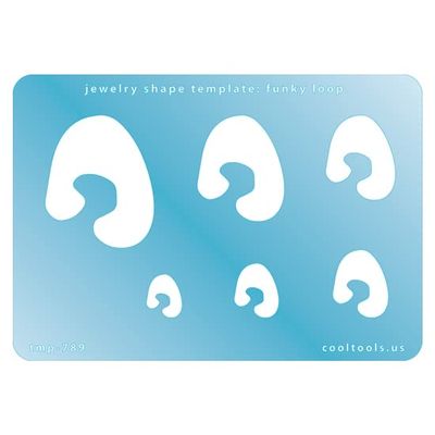 Jewelry Shape Template - Funky Loop