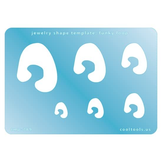Jewelry Shape Template - Funky Loop