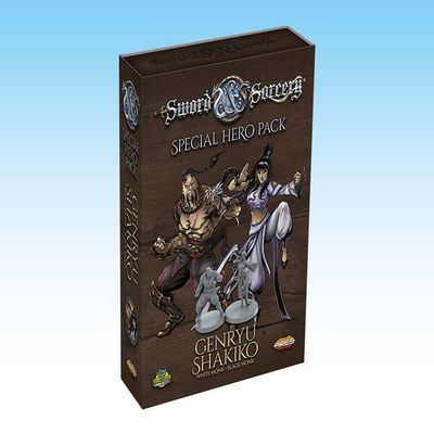 Sword & Sorcery: Genrju & Shakiko Hero Pack - White/Black Monk