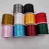HZLXF1 1MM Black Nylon Satin Silk Knot Cord Thread Necklace Macrame String Jewelry Findings Beading Rope (Color : 20Meters Roll) view 4