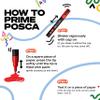 Posca Markers Set, 8 Medium Paint Markers 5M Dark Tones White, Ochre, Ruby Red, Cacao Brown, Raspberry, Deep Grey, English Green, Prussian Blue view 4