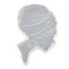 EXCEART 1pc Reusable Mold Coaster Mould DIY Silicone Cup Pad Mold for Women's Headshot view 1