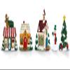 MerryStockings Mantel Series Collectible Classic Village Felt Kit DIY Christmas Village Craft with Pre-Stamped Felt, Sequins, Beads & Instructions Handmade Holiday Dcor Made in USA view 1