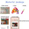 Sport Rugby American Football Latch Hook Kits Rug Handmade Crochet Yarn DIY Embroidery Needlework Hook and Latch Kit Printed Canvas Carpet Cushion Cover Home Sofa Christmas Decoration 30x30cm view 3