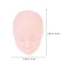 Sewroro 20pcs Mini Plastic Doll Making Heads, Practice Makeup DIY Baby Mannequin Doll Heads for Key Rings and Handmade Gifts view 3