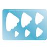 Jewelry Shape Template - Lopsided Drop view 1