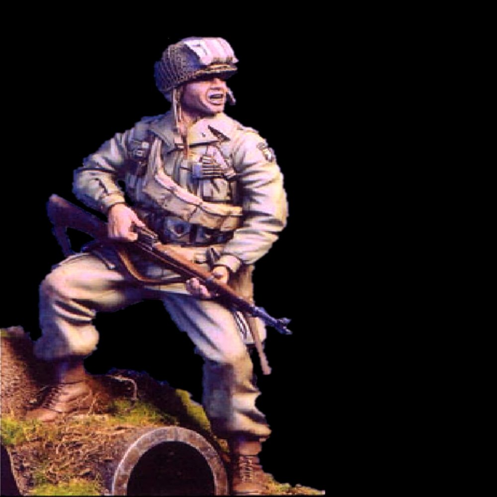 1/16 WWII US Soldier Resin Model Kit Unassembled and Unpainted Resin Parts//eg2b-3