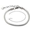 YIQIFLY 20 Pieces Stainless Steel Charm Bracelet Chain Adjustable with Heart Shape Extender Chain DIY Jewelry Chains for Women Jewelry Making (01) view 3
