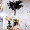 150 Pcs Natural Ostrich Feathers Plumes for Centerpieces 12-14 Inch (30-35 cm) 10-12 Inch (25-30cm) 8-10 Inch (20-25cm) for Wedding Party Centerpieces, Flower Arrangement and Home Decoration (Black) view 2