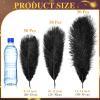 150 Pcs Natural Ostrich Feathers Plumes for Centerpieces 12-14 Inch (30-35 cm) 10-12 Inch (25-30cm) 8-10 Inch (20-25cm) for Wedding Party Centerpieces, Flower Arrangement and Home Decoration (Black) view 3