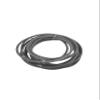 Glory Qin 3 Yards Round Folded Bolo Braided Genuine Leather Cord for Making Bracelet & Jewelry (Gray, 4mm) view 1