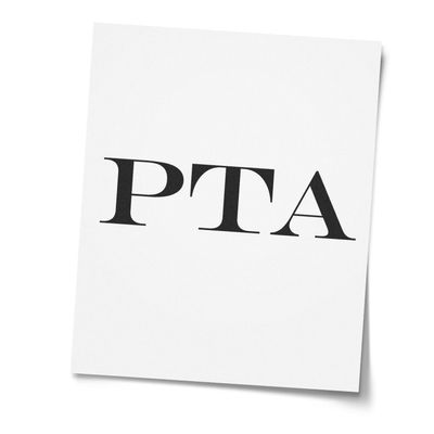 PTA Rubber Stamp, Medical Stamps, Wooden Handle Rubber Stamp, Uses Stamp Pad, Imprint Size Approx 1/2" x 1-1/2", Laser Engraved, USA Made