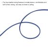 PATIKIL Suede Cord with Roll Spool 3mm 50 Yard, Flat Faux Leather Lace for Necklace Bracelet Jewelry Making Beading DIY Crafts, Dark Blue view 3