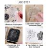 34Pcs Clear Retro Rubber Stamp for DIY Crafts Special Delivery Stamp Vintage Post Ticket Stamps Transparent Silicone Journal Stamps for Card Making DIY Scrapbooking - 4 Themes view 4