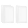 PATIKIL Paint Canvases Panel for Painting, 5 Pack 7x9 Inch Rectangle Wood Frame Stretched Blank Art Board Panels for Acrylic, Oil, Tempera Painting, White view 1