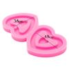 103 Pcs Heart Earring Resin Molds Kit 3 Pair Silicone Resin Jewelry Molds Epoxy Resin Casting Molds for Women Earrings Crafts Heart with Hole Resin Silicone Molds for Earring Pendant view 4