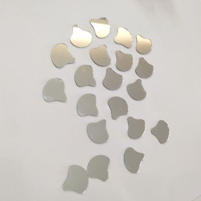 100pcs of Shell Mosaic Tiles Shape ,Glass Mirror Pieces for DIY Crafts Home Decoration,Mirror Embellishments (Silver Mirror)