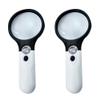 Magik 2-4 Pc 3-LED Light Magnifier Jewelry Loupe Lens 45X Handheld Magnifying Glass (2 Pack) view 1