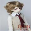 1/4 MSD BJD Wigs JD075 7-8inch 18-20cm Boyish Cupid Curly Synthetic Mohair Doll Hair (Ash Brown) view 3