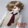 1/4 MSD BJD Wigs JD075 7-8inch 18-20cm Boyish Cupid Curly Synthetic Mohair Doll Hair (Ash Brown) view 4