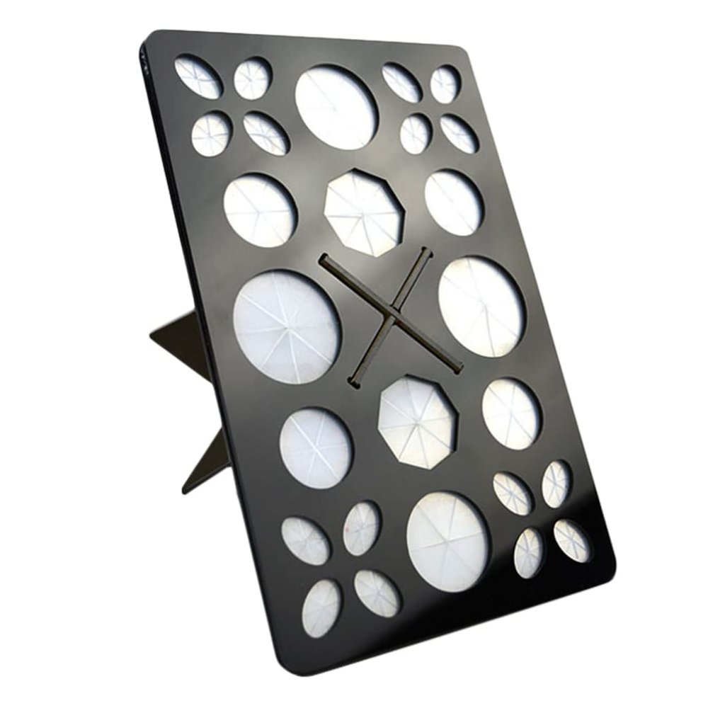 FOMIYES Folding Air Drying Makeup Brush Organizer Stand Storage Rack for Easy Drying and Display of Brushes for Makeup and Artists