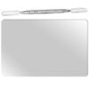 FRCOLOR 1set Stainless Steel Blending Plate with Spatula Cosmetic Mixing Tool for Foundation and Nail Pigments Professional for Artists and Learners view 1