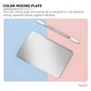 FRCOLOR 1set Stainless Steel Blending Plate with Spatula Cosmetic Mixing Tool for Foundation and Nail Pigments Professional for Artists and Learners view 4
