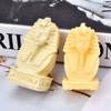 Xidmold 2pcs 3D Egyptian Cleopatra Sphinx Candle Molds Silicone Egyptian Style Molds for Soy Wax Candle Making, Soap, Chocolate, Cake, Mousse, Dessert, Figurine, Resin Art view 4